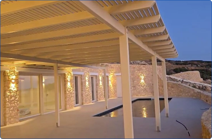 Photo de la villa vue de l'extérieur