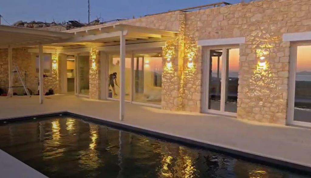 Photo de la villa vue de l'extérieur