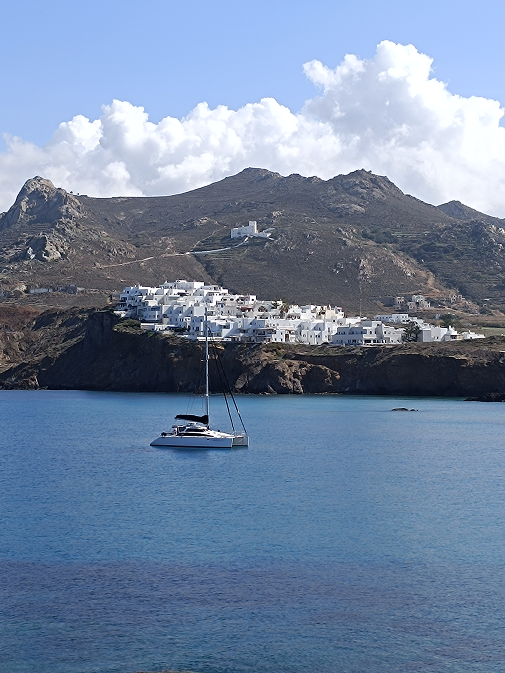 vue de l'île de Naxos