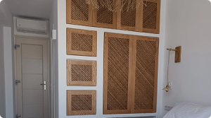 Placards chambre fermés