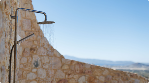 douche extérieure avec vue