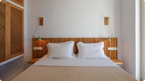 lit de face chambre Véga